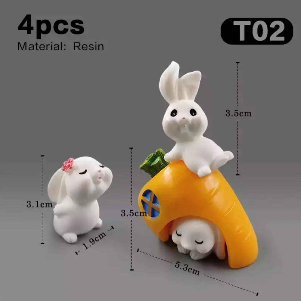 4Pcs Bunny Home Decoration - Picture 2 of 2